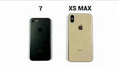 iPhone 7 Vs iPhone XS Max Speed Test in 2023