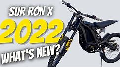 What's new for 2022? Sur Ron X Black Edition first look