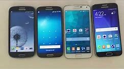 SAMSUNG GALAXY S3 vs S4 vs S5 vs S6- Guess which Phone Wins?