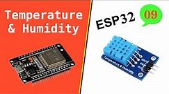 ESP32 Tutorial - DHT11/DHT22 (Temperature and Humidity Sensor)