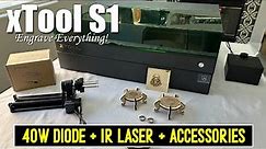 xTool S1 (40W + IR Laser + Accessories) - Setup, Testing & Honest Review