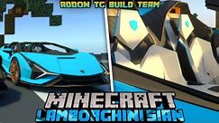 Minecraft Pe Sport Car Mod - Lamborghini Sian (Overhaul Update) | Mod MCPE Showcase