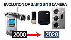 Evolution of Samsung Smartphone Cameras 2000-2020