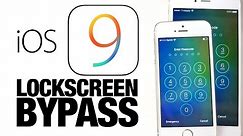 How To Bypass iOS 9 Lockscreen & Access Photos & Contacts