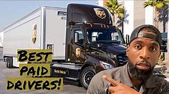 Does UPS really have the HIGHEST PAID driver’s in the trucking industry? 👀😲💰#trucking