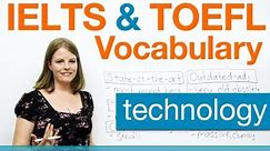 IELTS & TOEFL Vocabulary - Technology
