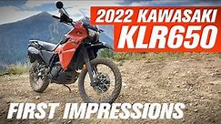 2022 Kawasaki KLR650 | First Impressions