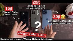 Komparasi iPhone 12 Pro Max, 12 Mini & 12 Pro Indonesia