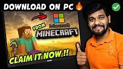 Get it free from Microsoft website 😍 How To Download Minecraft On Pc / Laptop Official Java Edition