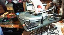 Garrard Model 3000 Record Player Video #1 - Mechanical Restoration