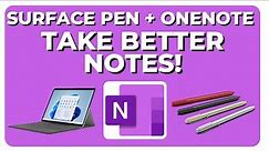 How to Use Surface Pen & OneNote to Take Notes (2023)