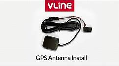 How to install GPS Antenna on top of the car dashboard - VLine System CarPlay Android Auto