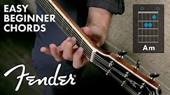 How To Play A Minor (Am) | Guitar Chords | Fender Play™