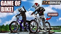 GAME OF BIKE IN MXBIKES WITH THE NEW BMX BIKES WAS THE CLOSEST ONE EVER!