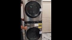 LG Washer Tower Laundry Center WKE100HVA DIY install - Part 1