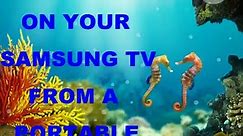 Samsung,NEW,HOW TO PLAY VIDEOS ON SAMSUNG TV FROM PORTABLE HARD DRIVE
