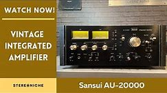 Vintage Sansui AU 20000 Amplifier