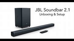 JBL Soundbar 2.1 with Wireless Subwoofer Unboxing & Setup | Digit.in