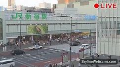 【LIVE】 Live Cam Tokyo - Shinjuku Street | SkylineWebcams