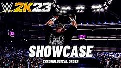 JOHN CENA'S SHOWCASE IN CHRONOLOGICAL ORDER - WWE 2K23 (ALL CUTSCENES, MATCH MOMENTS & ENTRANCES)