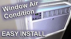 ❄️ Installing a Window Air Conditioning Unit - How to (DIY)