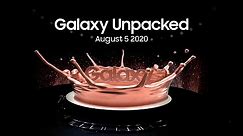Galaxy Unpacked August 2020: Highlights | Samsung
