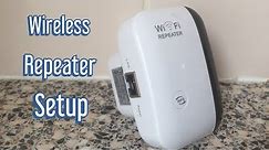 Wireless N Wifi Repeater/ WiFi Extender Router Setup/ WIFi Set up/Review 2019