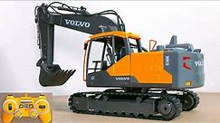 RC EXCAVATOR VOLVO EC160E UNBOXING, FIRST TEST!! DOUBLE E SCALE 1/16, RTR, E568-003
