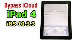 Bypass iCloud iPad 4 iOS 10.3.3 is Activation Lock on macOS