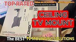 Upgrade Your Space: Condomounts Fold Up Ceiling TV Mount Review