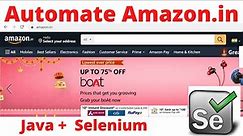 How to Automate Amazon Website with Selenium