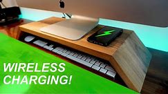iMac Stand with Wireless Charging | How To Build A Monitor Stand