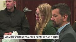 Woman sentenced after fatal hit and run