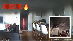 House fire caught on camera 🔥 - Get down low - WATCH TO THE END!