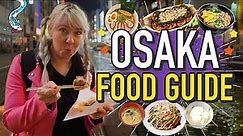 Osaka Tours 👑🐷 Street Food and Local Restaurant Guide