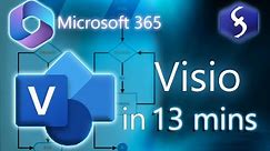 Microsoft Visio - Tutorial for Beginners in 13 MINUTES! [ FULL GUIDE ]