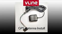 How to install GPS Antenna for GROM VLine VL2 CarPlay Android Auto Infotainment Navigation system