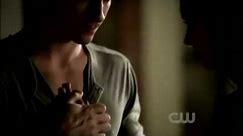 3x06 Damon & Elena training scene Vampire Diaries