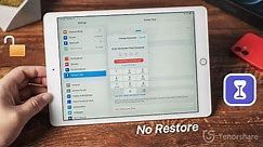 How to Bypass iPad Screen Time Password without Apple ID or Restoring