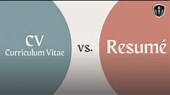 Curriculum Vitae vs. Resume: What's The Big Difference?