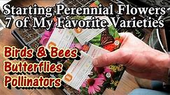 How to Seed Start 7 (Favorite) Perennial Flowers for Birds, Bees, Butterflies, Beneficials & Beauty!