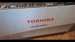 TOSHIBA smart tv ultra hd tv 43UA2063DA