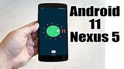 Install Android 11 on Nexus 5 (LineageOS 18.1) - How to Guide!