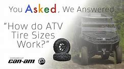 How do ATV Tire Sizes Work?
