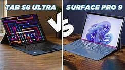 Surface Pro 9 VS Tab S8 Ultra - Which is Better?