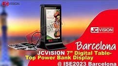 ISE 2023: JCVISION Technology Shows Off the 7" Digital Table-Top Power Band Display