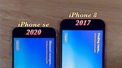 iPhone 8 2017 vs iPhone se 2020 open Stumble guys