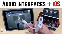 How to connect a USB audio interface to an iPad/iPhone