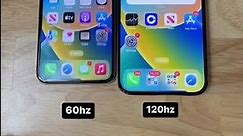iPhone 120 Hz vs 60 Hz. Is it worth buying 120 Hz?