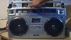 JVC M70 JW Ghettoblaster Boombox Radiorecorder Full Demo